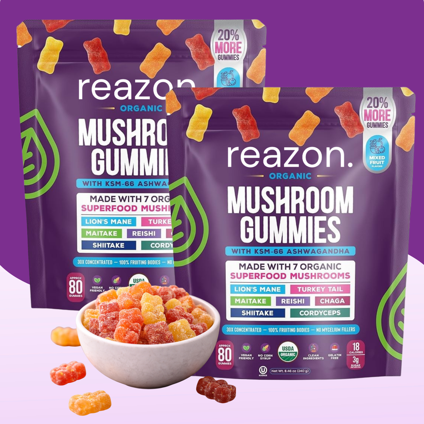 Reazon Mushroom Gummies